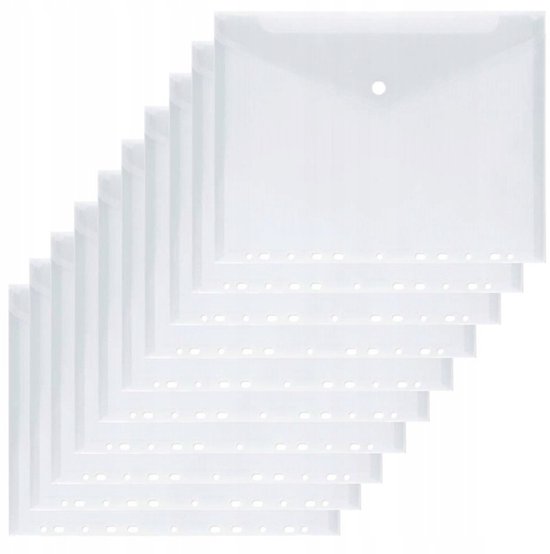 PATIKIL A7 Transparante ringbandhoes, 2 stuks zachte PVC