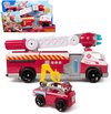 PAW Patrol - Brandweerredding - Marshall's Brandweerwagen met Marshall-figuur, licht, lanceerder en geluidseffecten