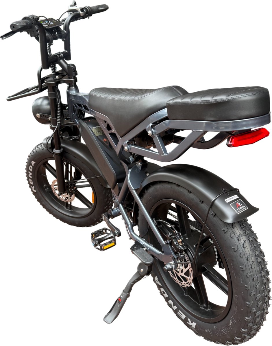 V20 Pro Fatbike Donker Grijs 2025 – Elektrische Fatbike – Hydraulische Remmen – 48V 15Ah - afbeelding 3