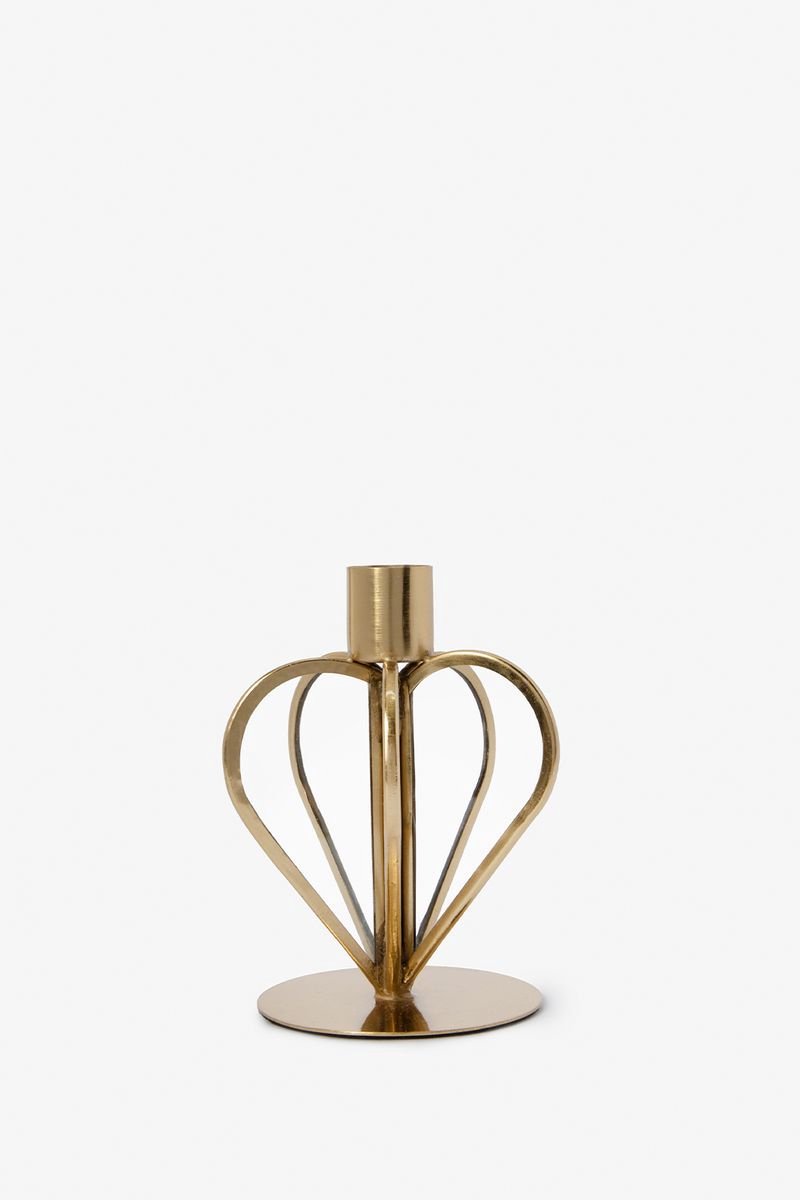 Sissy-Boy - Gouden glazen kandelaar hart small