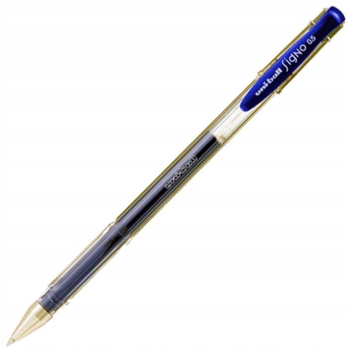 UNI Gel Pen Blauw 0.5mm - Vloeiend en Duurzaam Schrijven