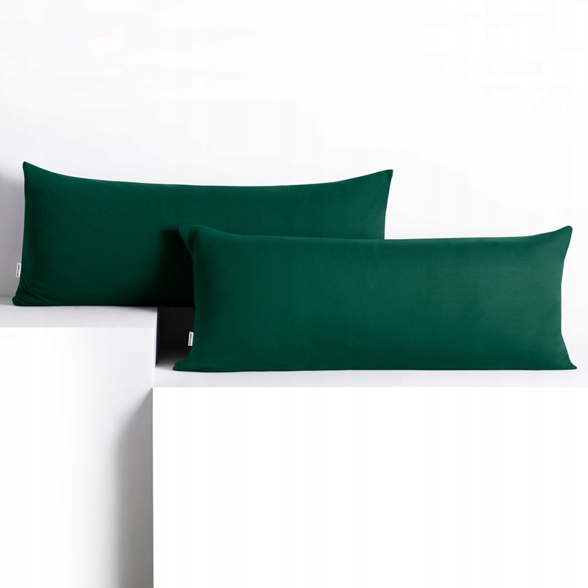 DecoKing Amber Sierkussenhoes - Flesgroen - Jersey - 40x120 cm