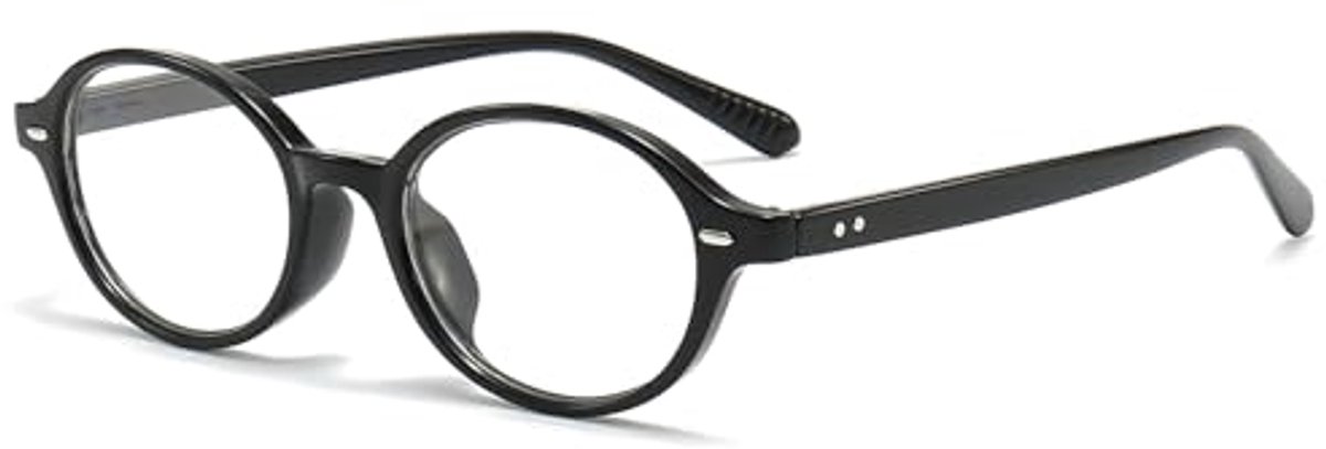 Ovale blauwlichtfilter bril voor dames en heren - jaren 90 stijl