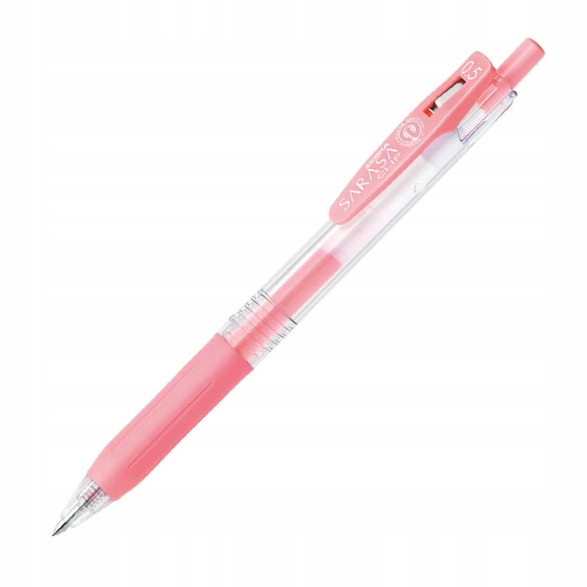 Zebra Sarasa Clip Gelpen 0.5 Milk Rood - Pastel Blauw