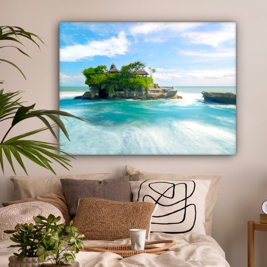 Tableau sur toile Mer - Île - Indonésie - 120x90 cm - Décoration murale