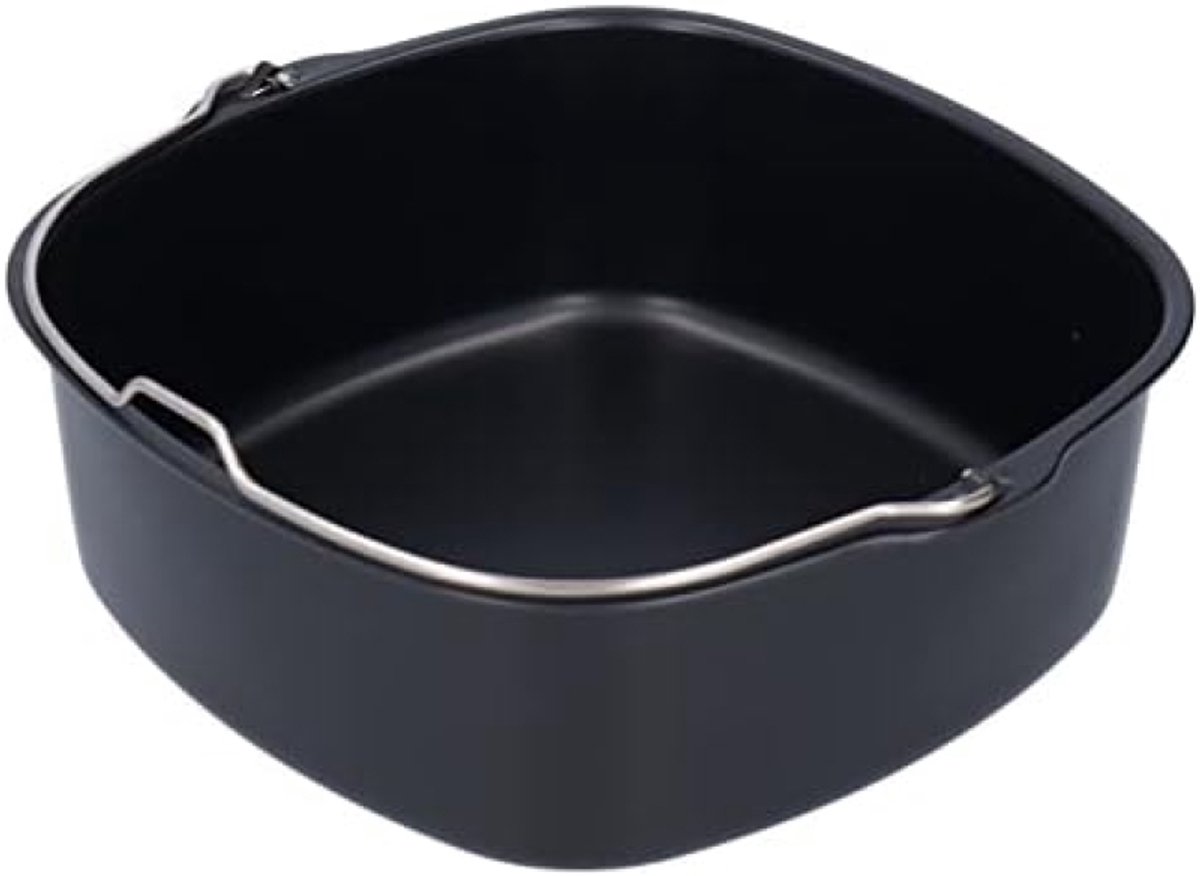 PromoHome Vierkante Bakvorm voor Airfryer - 22cm Hittebestendige Cakepan