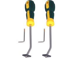 JHubers Goods - Mortelverwijderingshulpmiddel met 2 Stuks Groutschraper - Efficiƫnte Caulk Remover Tool - Voor het Verwijderen van Mortel en Voegen - Tegelreinigingshulpmiddel