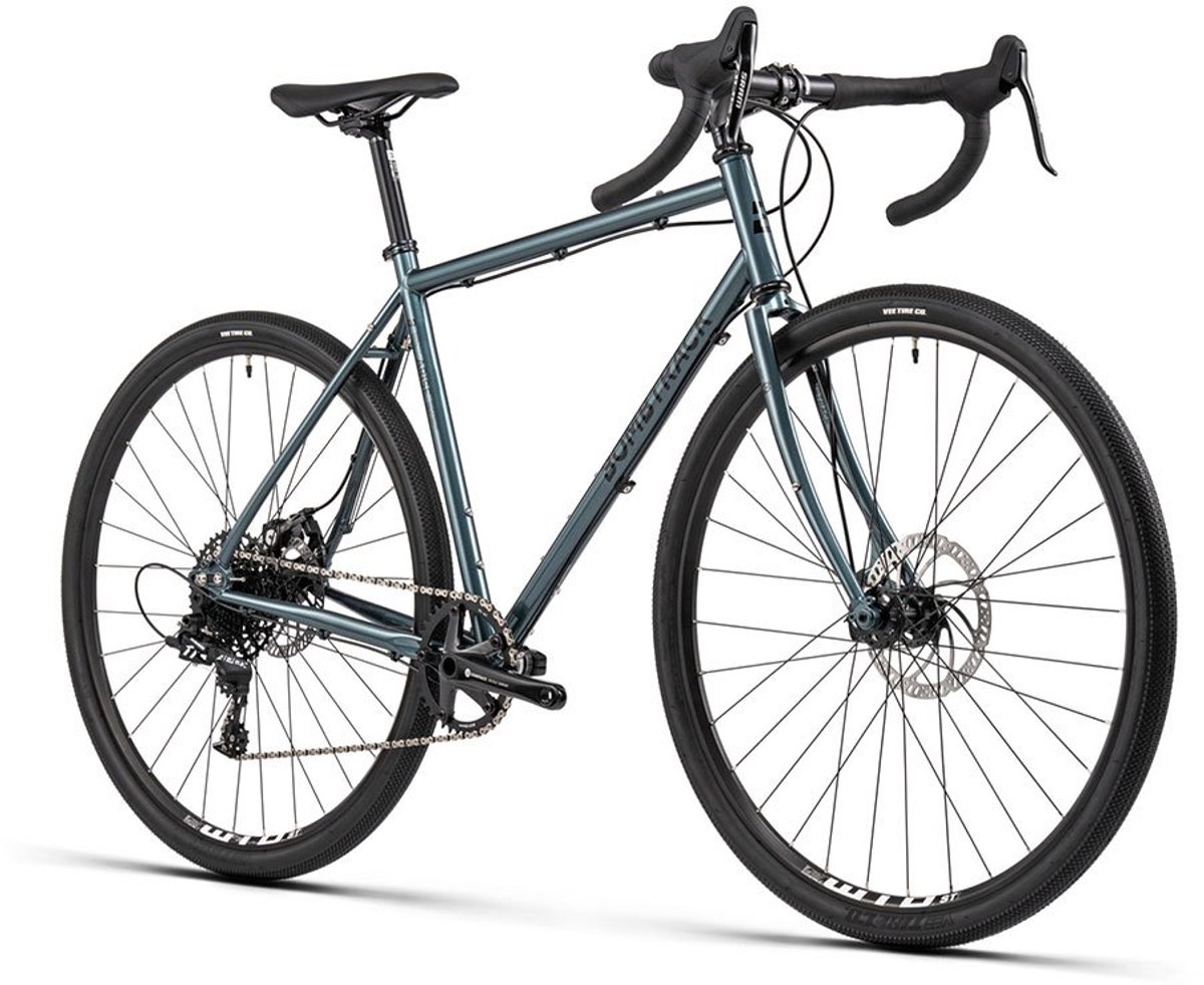 Bombtrack - Arise SG Apex - Gravel Fiets - Adventure Touring Bike - Metallic Grijsblauw - Maat L 55 cm