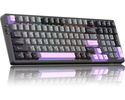 MageGee Light100 - Mechanisch Gaming Toetsenbord - Gaming Keyboard - Draadloos - RGB