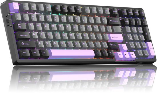 MageGee Light100 - Mechanisch Gaming Toetsenbord - Gaming Keyboard - Draadloos - RGB