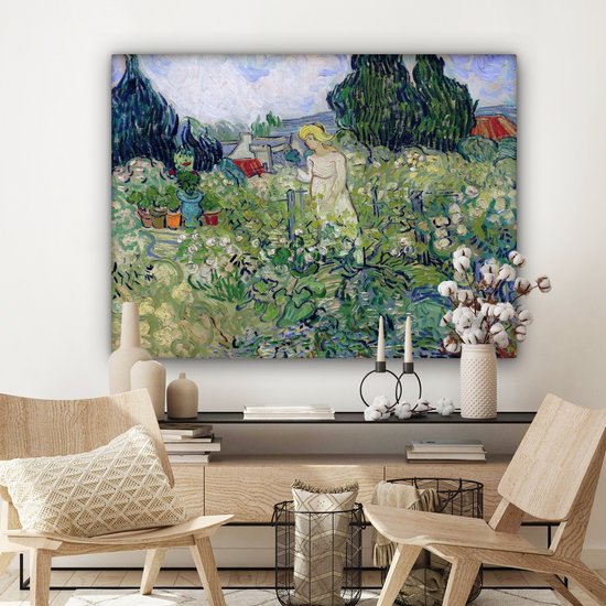 Peintures sur toile - Marguerite Gachet dans le jardin - Vincent van Gogh - 120x90 cm - Art Décoration murale