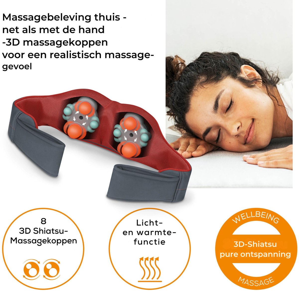 Beurer MG 151 Shiatsu Massagekussen met Verwarming - afbeelding 3