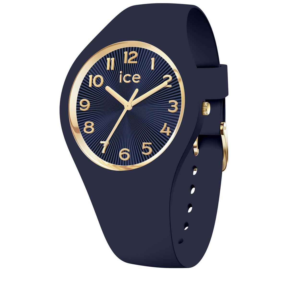 Ice Watch ICE champagne - Navy blue 025256 Horloge - Siliconen - Blauw - Ø 37 mm