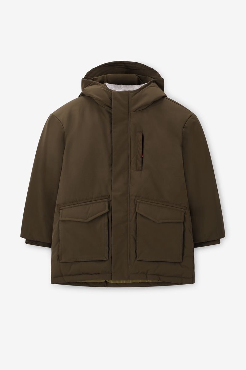 Sissy-Boy - Donkergroene technische parka jas