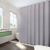 Douchegordijn Van Linnenachtig 240 GSM Zwaar Voor De Badkamer Met Haken Luxe Hotelstof Wasbaar Ivoor 120 X 180 Cm