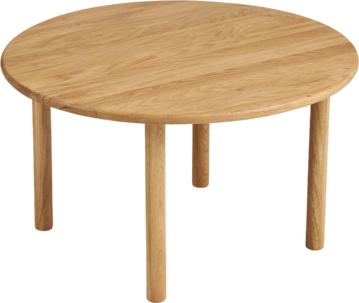 Artichok Joëlle Salontafel Naturel - Rond - Eikenhout - Koffietafel - Woonkamer - Scandinavisch - Japandi - Ø 70 x 40 cm