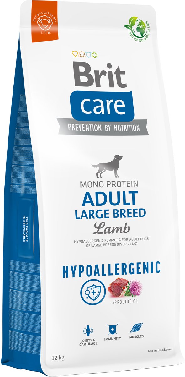 Brit Brit Care - Dog - Hypoallergenic Adult Large Breed - Lam - 3 kg
