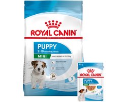 Royal Canin Mini Puppy Combi Bundel - 8 kg + 12 x 85 g