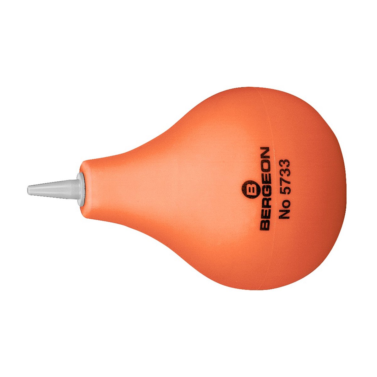 Bergeon 5733 Stofblazer Bal, afgeplat, met PVC-punt en bodemventiel, 95 x 60 mm