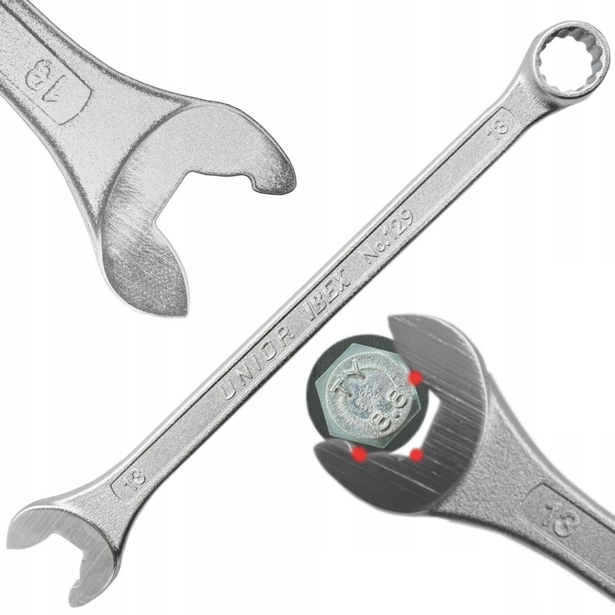 Unior Ring-Steeksleutel 22mm IBEX Chroom-Vanadium Staal