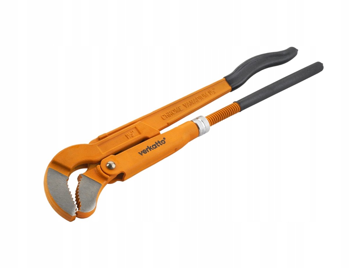 Verkatto Pijptang "S" 2 inch - Verstelbare en antisliphandgreep
