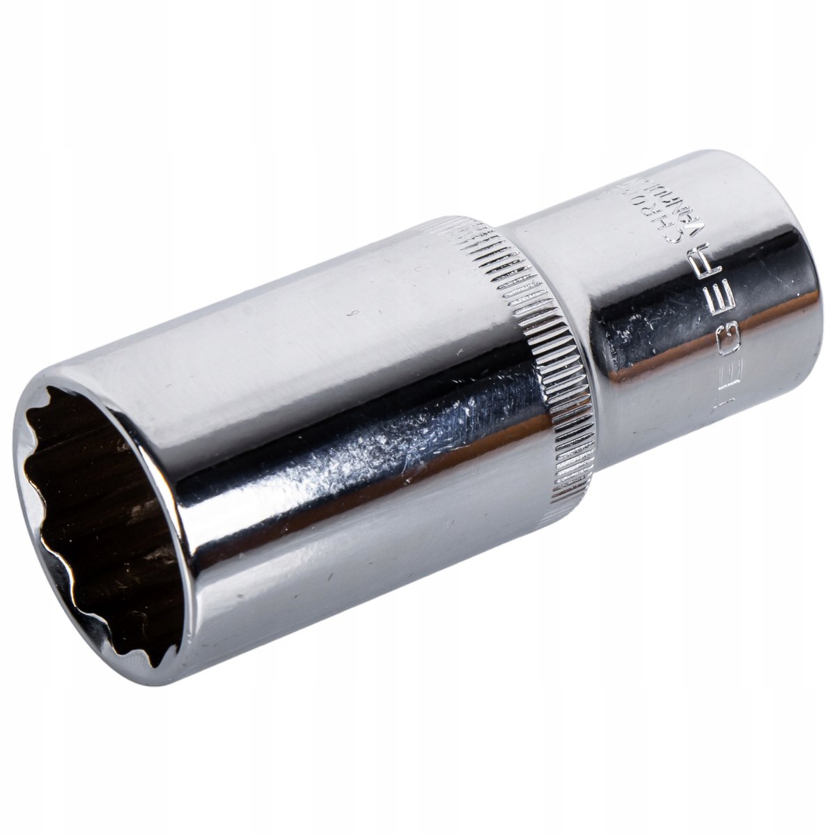 Dopsleutel 24mm 1/2" 12-punts lang 76mm CrV DIN 3124