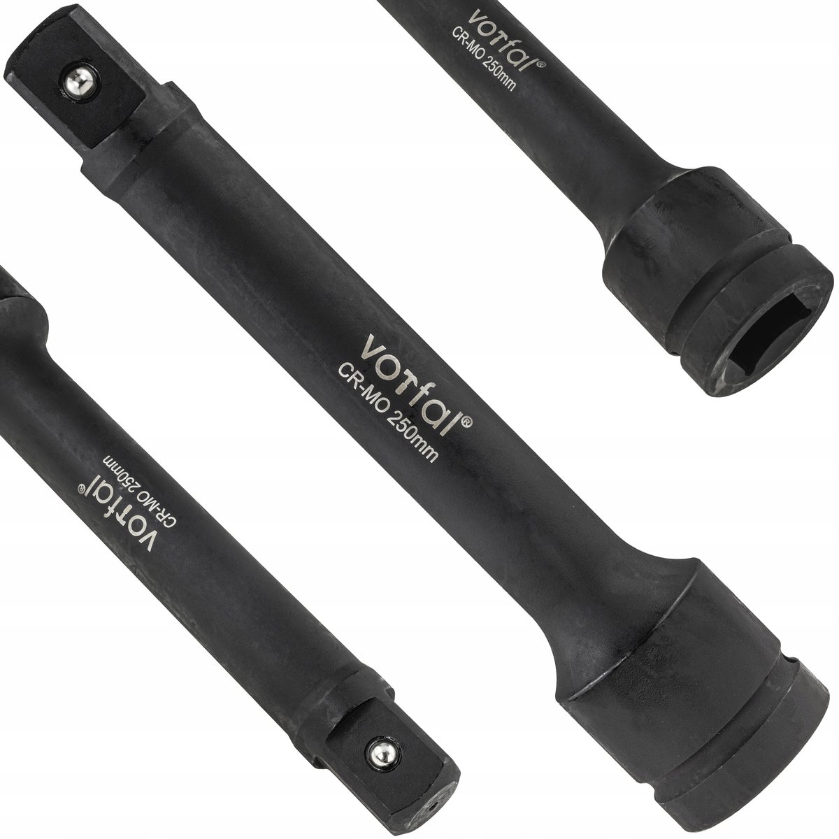 Slagverlengtuk 1" 250mm CR-MO voor slagmoersleutel