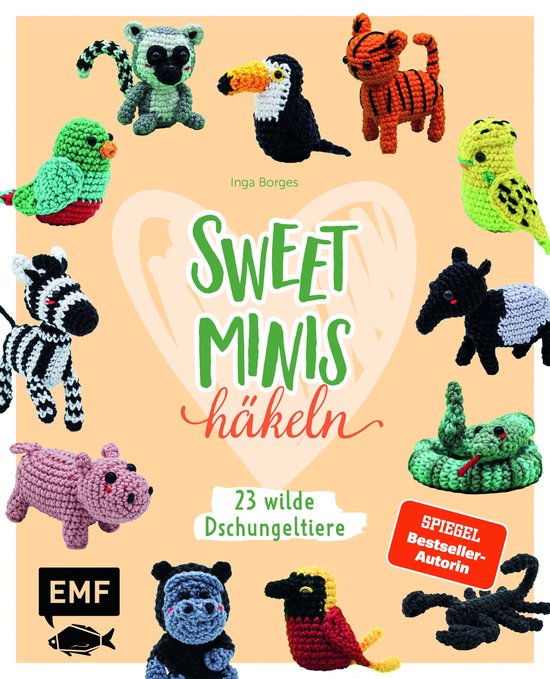 Sweet Minis häkeln – 23 wilde Dschungeltiere - cover