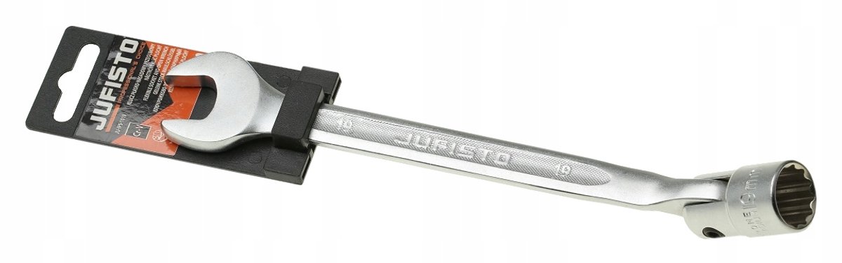 JUFISTO Ringsleutel met Cardan, 19 mm