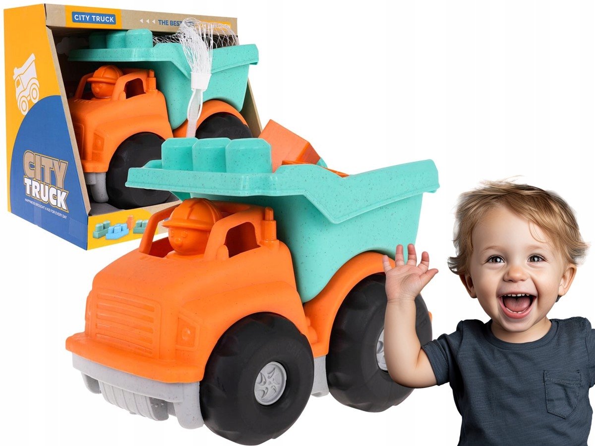 Ecologische Kiepwagen Speelgoed met Blokken voor Kinderen - Cadeau