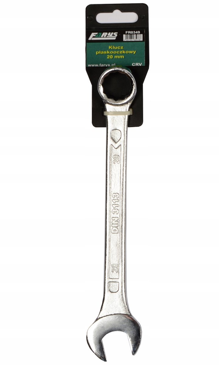 Ringsleutel 20mm Chroom-Vanadiumstaal