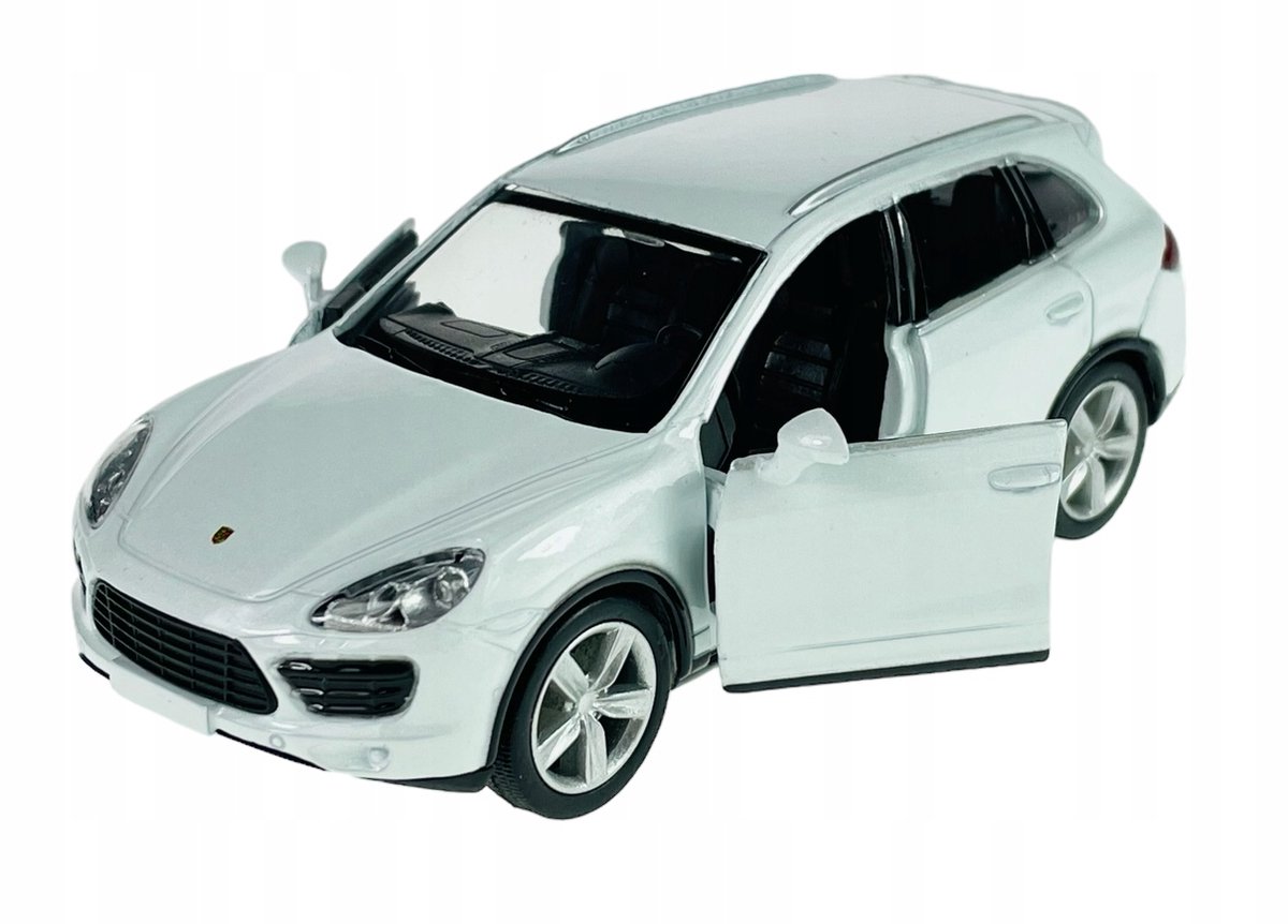 RMZ City Porsche Cayenne Turbo Wit Metaal Model Auto 12,5cm