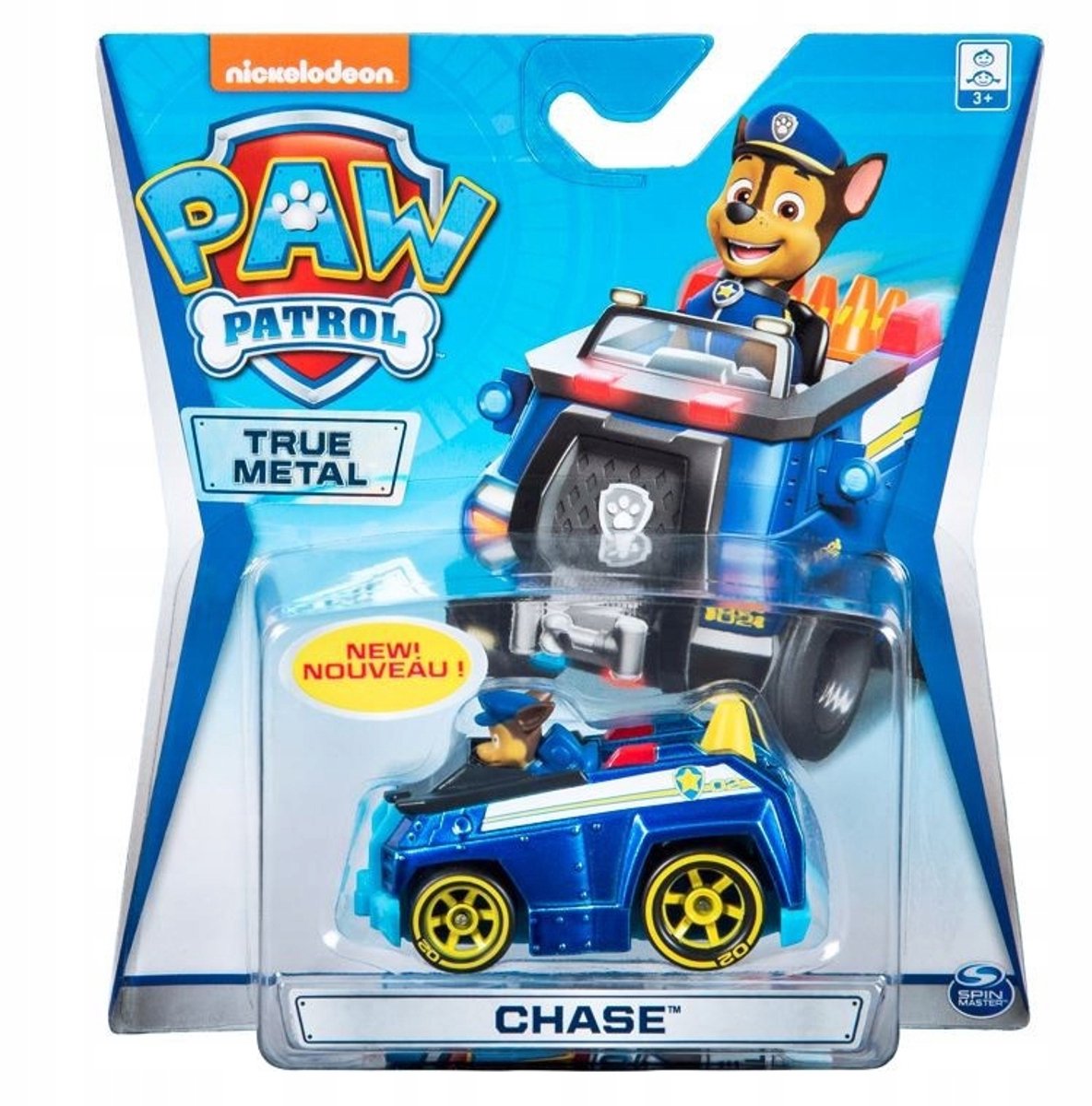 Psi Patrol True Metal Chase Voertuigset Chase Figure