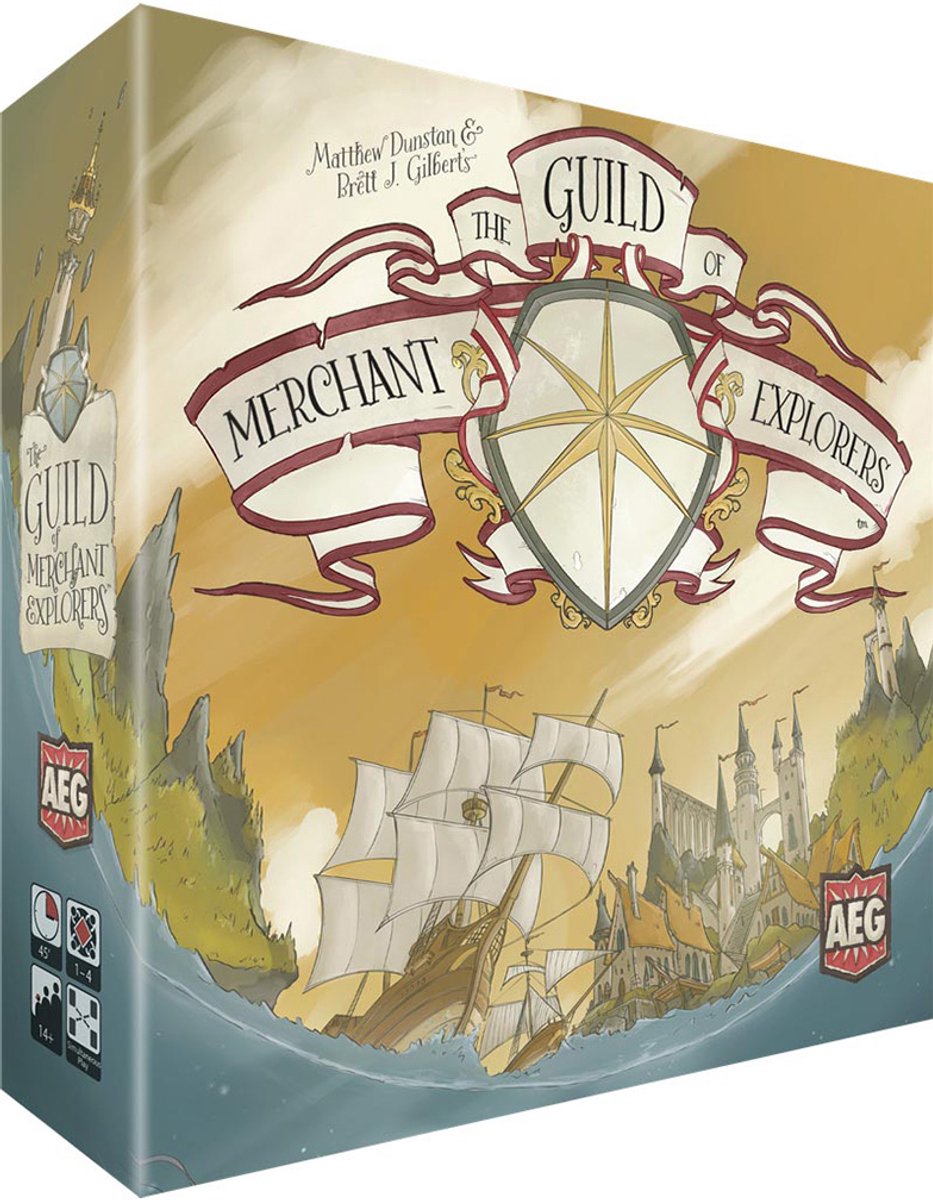 The Guild of Merchant Explorers - meeslepend bordspel - strategisch denkspel - coöperatief - Engelstalige editie