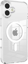 iPhone 16 Plus Magnetisch Hoesje - Beschermende Siliconen case - Compatibel met MagSafe - Transparant