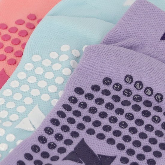 Apollo - YOGA Sokken 3-pack - Pastel - MT35/38 van Merkloos — afbeelding 4