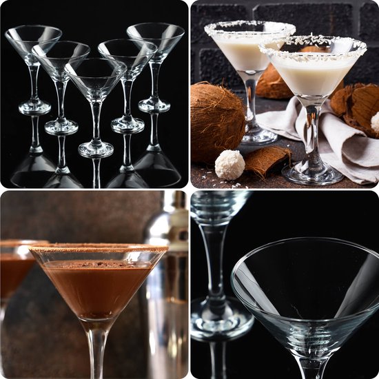 Drinkglazen Gekleurde Waterglazen Sapglazen Cocktailglazen Drankglazen Drinkglas Waterglas Longdrinkglas Glazen voor Water Drank Sap Vintage Design, Verzameling Alva, 370 ML, Set van 6, 6 Kleuren