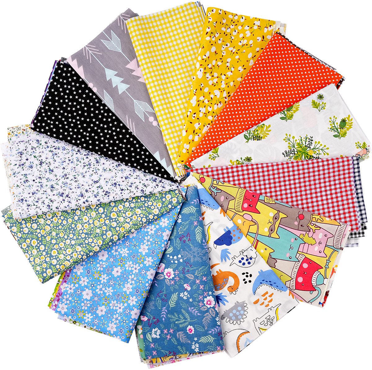 Stofpakket rood 20 x 25x25cm - Quiltshop Vlijtig Liesje
