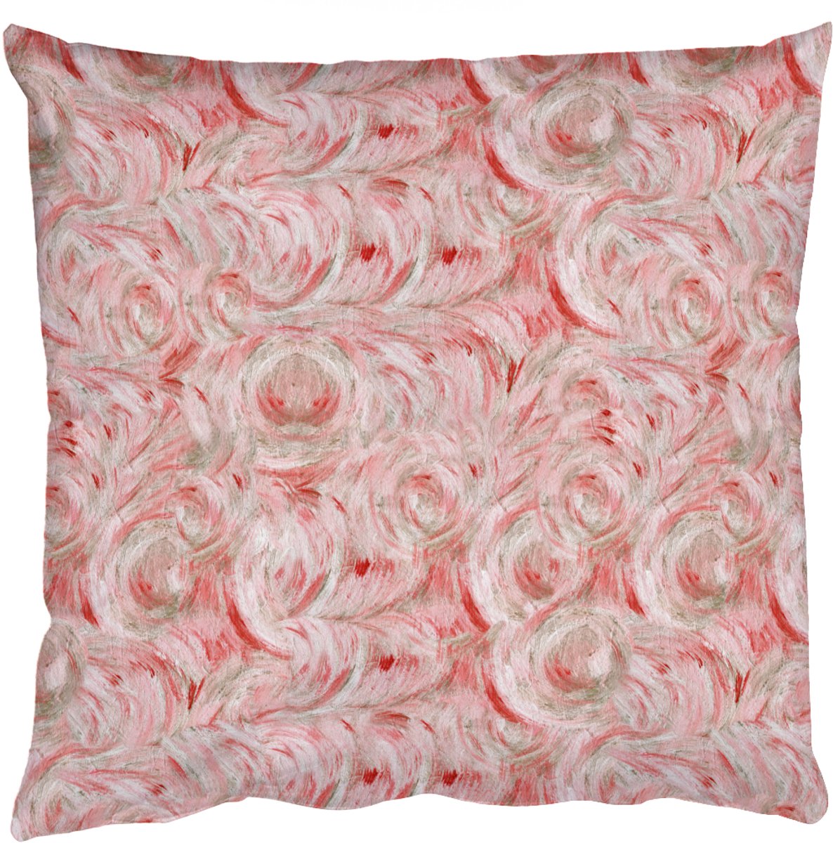 Sierkussens - Kussentjes Woonkamer - 50x50 cm - Vloeiend - Olieverf - Roze