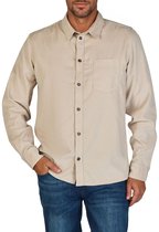 riverso Heren Overhemd RIVMorten regular fit Beige 3XL Volwassenen gemaakt van 100% katoen