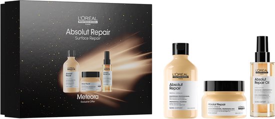 L'Oréal Professionnel Absolut Repair Coffret Cadeau - Pour cheveux secs et abîmés - Réparation intense