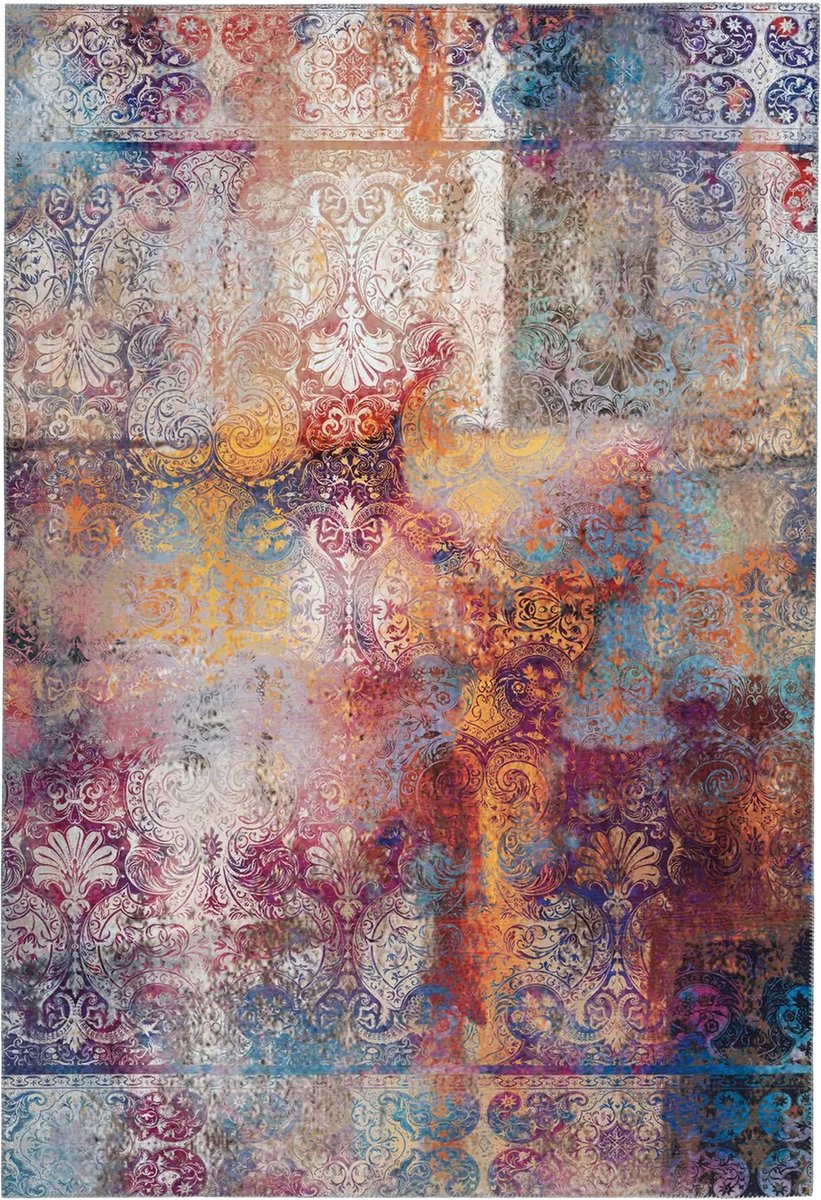 Bohemian Vloerkleed | Tapijt | Galaxy | Ornamenteel | Multikleur | 80x150 cm