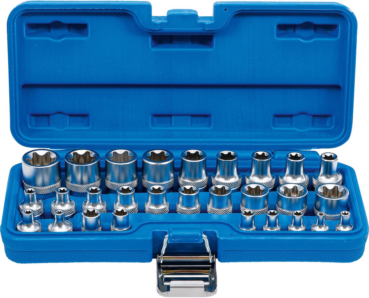 BGS dopsleutelset E-profielaandrijving vierkantaandrijving 6,3 mm...