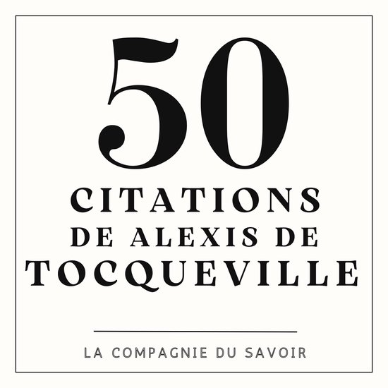 50 citations de Tocqueville - cover