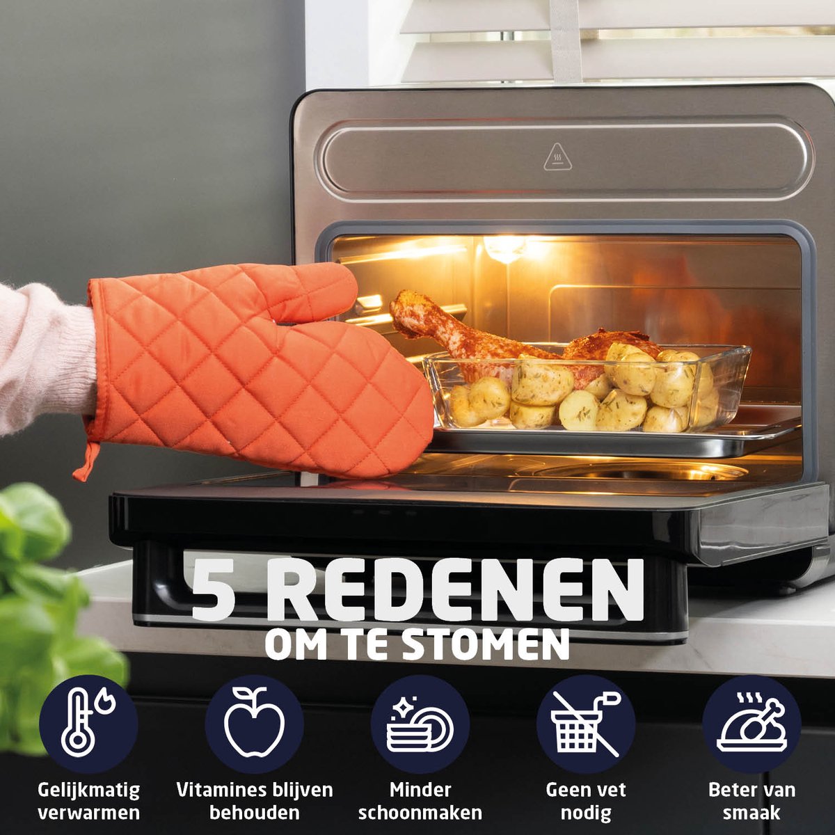 BREND BR-2234 Airfryer met Dubbele Lade - afbeelding 2