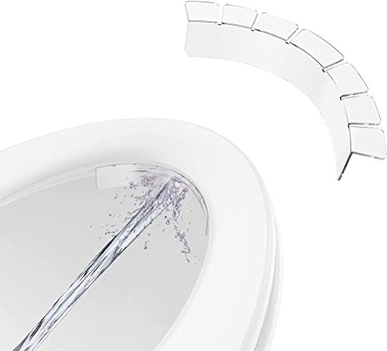 Foto: Toiletbril met splash guard voor potty training waterdichte urinedeflector voor kinderen en volwassenen