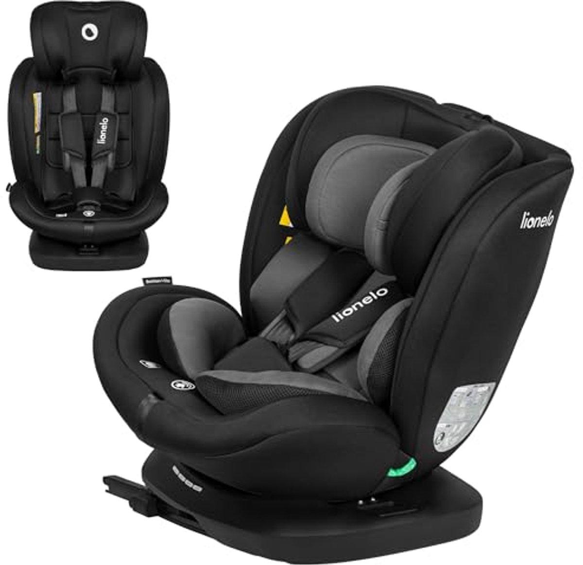 Image of 360° Draaibaar i-Size Kinderzitje Groep 0/1/2/3 - Autostoel met ISOFIX en Top Tether - Geschikt van 40-150 cm
