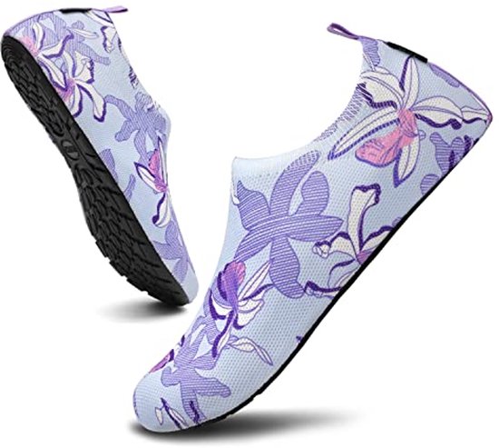 SAGUARO Blotevoetenschoenen voor kinderen, blotevoetenschoenen, ademende badschoenen voor jongens en meisjes, maat 24-36, rood A, 24 EU