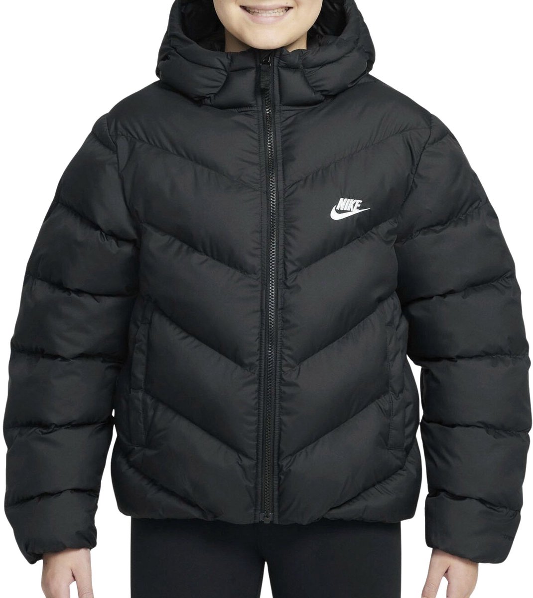 Nike Therma-FIT Puffer Kinderen Zwart