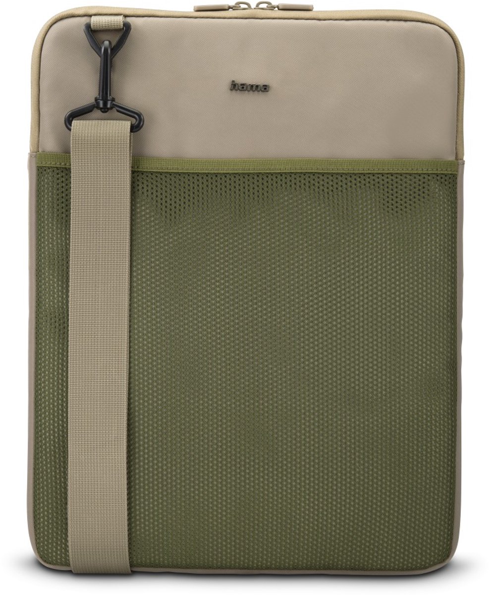 Hama To go laptopsleeve - 15,6inch geschikt tot 16,2 inch - Beige groen